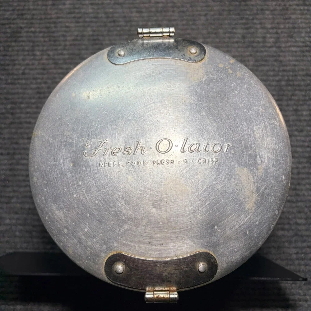 Vintage Fresh-O-lator Aluminum Canister Enterprise Aluminum Co Macon GA USA